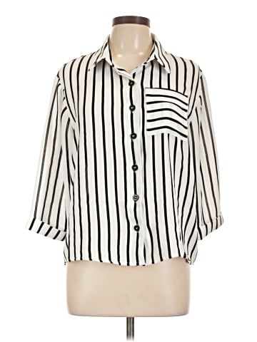 New York Clothing Co. 3/4 Sleeve Blouse (view 1)
