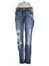 7 For All Mankind Hearts Blue Jeans Size 26 waist - photo 1