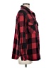 Sanctuary 100% Cotton Plaid Red Long Sleeve Button-Down Shirt Size M - photo 4