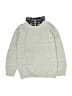Next 100% Cotton Gray Turtleneck Sweater Size 7 - photo 1
