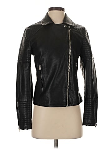 Topshop Faux Leather Jacket (view 1)