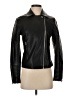Topshop Black Faux Leather Jacket Size 4 - photo 1