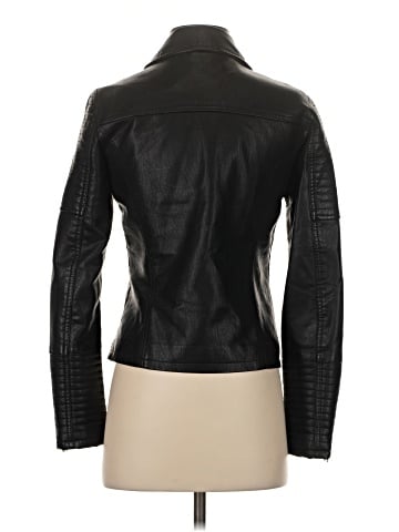Topshop Faux Leather Jacket (view 2)