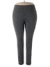 Stylus Solid Gray Active Pants Size 2X - photo 1