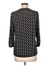By Design Polka Dots Black 3/4 Sleeve Blouse Size M - photo 2