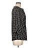By Design Polka Dots Black 3/4 Sleeve Blouse Size M - photo 4