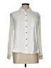 Hem & Thread Solid Ivory Long Sleeve Button-Down Shirt Size L - photo 1