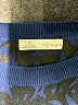Hinge Animal Print Blue Pullover Sweater Size M - photo 7