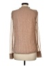 J by Joie Metallic Tan Long Sleeve Blouse Size M - photo 2