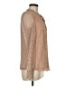 J by Joie Metallic Tan Long Sleeve Blouse Size M - photo 4