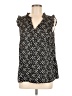 Talbots 100% Polyester Black Sleeveless Blouse Size M - photo 1