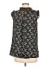 Talbots 100% Polyester Black Sleeveless Blouse Size M - photo 2
