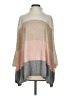 Calvin Klein Color Block Gray Poncho Size Sm - Med - photo 1