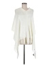 Unbranded 100% Acrylic Ivory White Poncho One size - photo 1