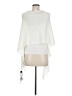 Unbranded 100% Acrylic Ivory White Poncho One size - photo 2