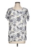 Yest Tropical Silver Short Sleeve T-Shirt Size 10 - photo 1