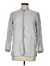 Gap 100% Tencel Solid Gray Long Sleeve Button-Down Shirt Size M - photo 1