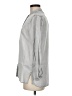 Gap 100% Tencel Solid Gray Long Sleeve Button-Down Shirt Size M - photo 5