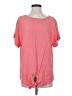 Buffalo by David Bitton Pink Short Sleeve Top Size S - photo 1