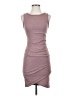 Leith Solid Gray Cocktail Dress Size XS - photo 1