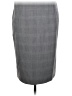 Dalia Collection Solid Gray Formal Skirt Size 4 - photo 1