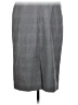 Dalia Collection Solid Gray Formal Skirt Size 4 - photo 2