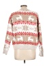 Unbranded 100% Acrylic Print White Pullover Sweater Size L - photo 2