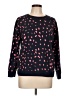 J.Crew 100% Cotton Hearts Black Pullover Sweater Size L - photo 1