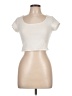 Ambiance Apparel Ivory Short Sleeve Top Size L - photo 1