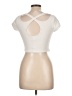 Ambiance Apparel Ivory Short Sleeve Top Size L - photo 2