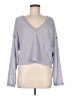 Out From Under 100% Polyester Solid Gray Pullover Sweater Size M - photo 1
