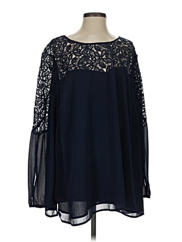 Jessica London Long Sleeve Blouse (view 1)