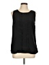 Merona 100% Polyester Black Sleeveless Blouse Size L - photo 1