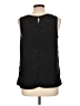 Merona 100% Polyester Black Sleeveless Blouse Size L - photo 2