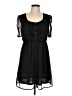 Tulle 100% Polyester Black Casual Dress Size L - photo 1