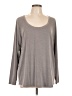 Athleta Gray 3/4 Sleeve T-Shirt Size L - photo 1