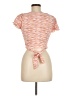 No Comment Orange Short Sleeve Top Size M - photo 2
