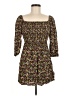 AUW Floral Black Casual Dress Size M - photo 1