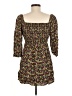 AUW Floral Black Casual Dress Size M - photo 2