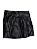 Primark 100% Polyester Black Faux Leather Skirt Size 4 - photo 1