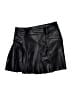 Primark 100% Polyester Black Faux Leather Skirt Size 4 - photo 2