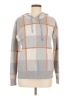 RACHEL Rachel Roy Plaid Gray Pullover Sweater Size M - photo 1