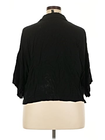 Edited 3/4 Sleeve Button-Down Shirt (view 2)
