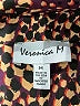 Veronica M. 100% Polyester Animal Print Brown Casual Dress Size M - photo 7