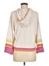 LoveShackFancy Color Block Pink Poncho Size M - photo 2
