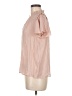 Fun2Fun Pink Short Sleeve Blouse Size M - photo 5