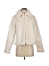 Elan 100% Polyester Solid Ivory Faux Fur Jacket Size XS - photo 1