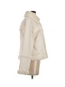 Elan 100% Polyester Solid Ivory Faux Fur Jacket Size XS - photo 4