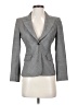 Anne Klein 100% Polyester Houndstooth Gray Blazer Size 2 (petite) - photo 1
