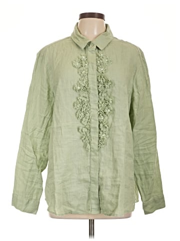 Chico's Long Sleeve Blouse (view 1)